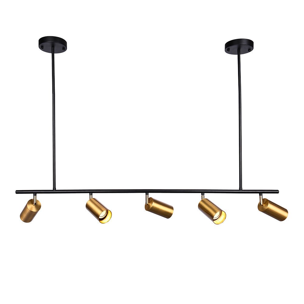 Modern Linear Metal Track Light - Lamp Copper