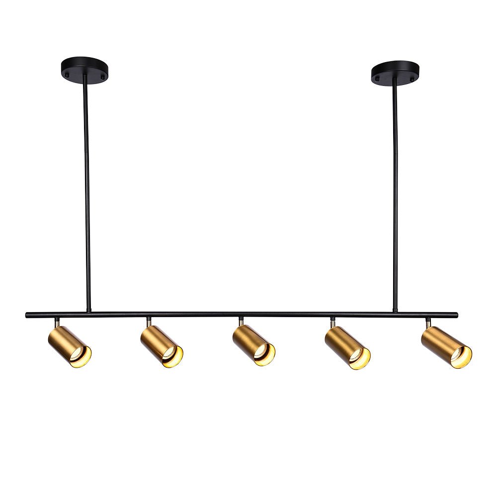 Modern Linear Metal Track Light - Lamp Copper