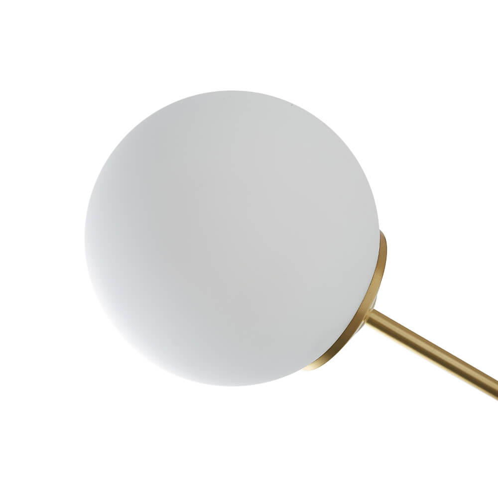Glazia Minimalist Opal Glass Chandelier-Neutral Decor