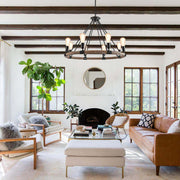 Vintage Rope Chandelier-Neutral Decor