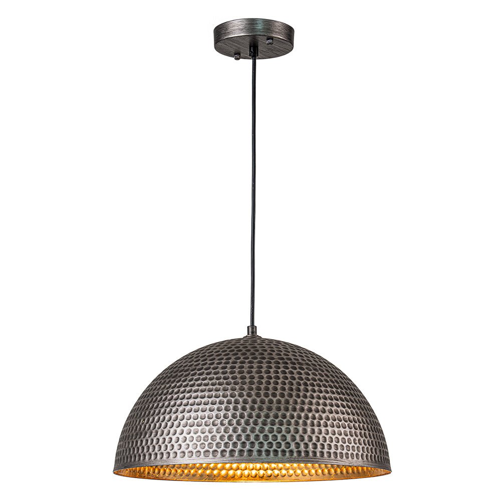 Lustel Vintage Luxe Dome Pendant Light-Neutral Decor