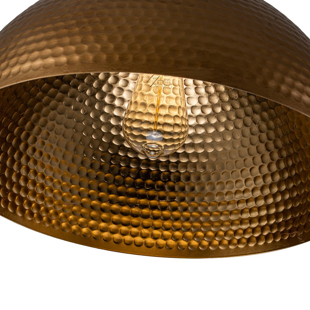 Lustel Vintage Luxe Dome Pendant Light-Neutral Decor