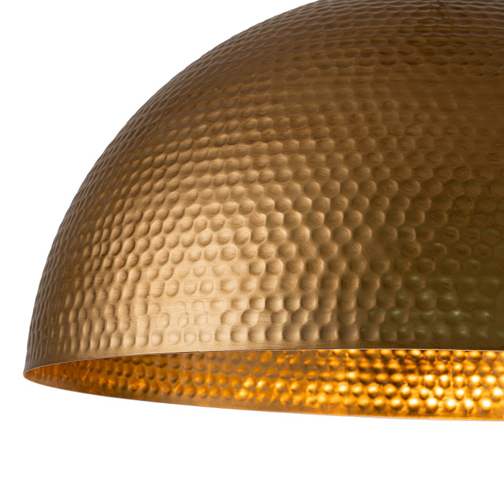 Lustel Vintage Luxe Dome Pendant Light-Neutral Decor