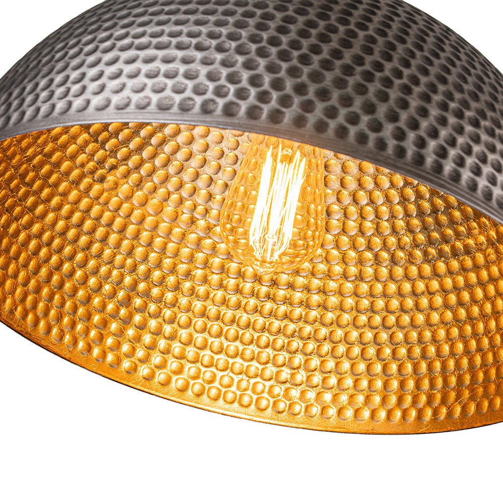 Lustel Vintage Luxe Dome Pendant Light-Neutral Decor