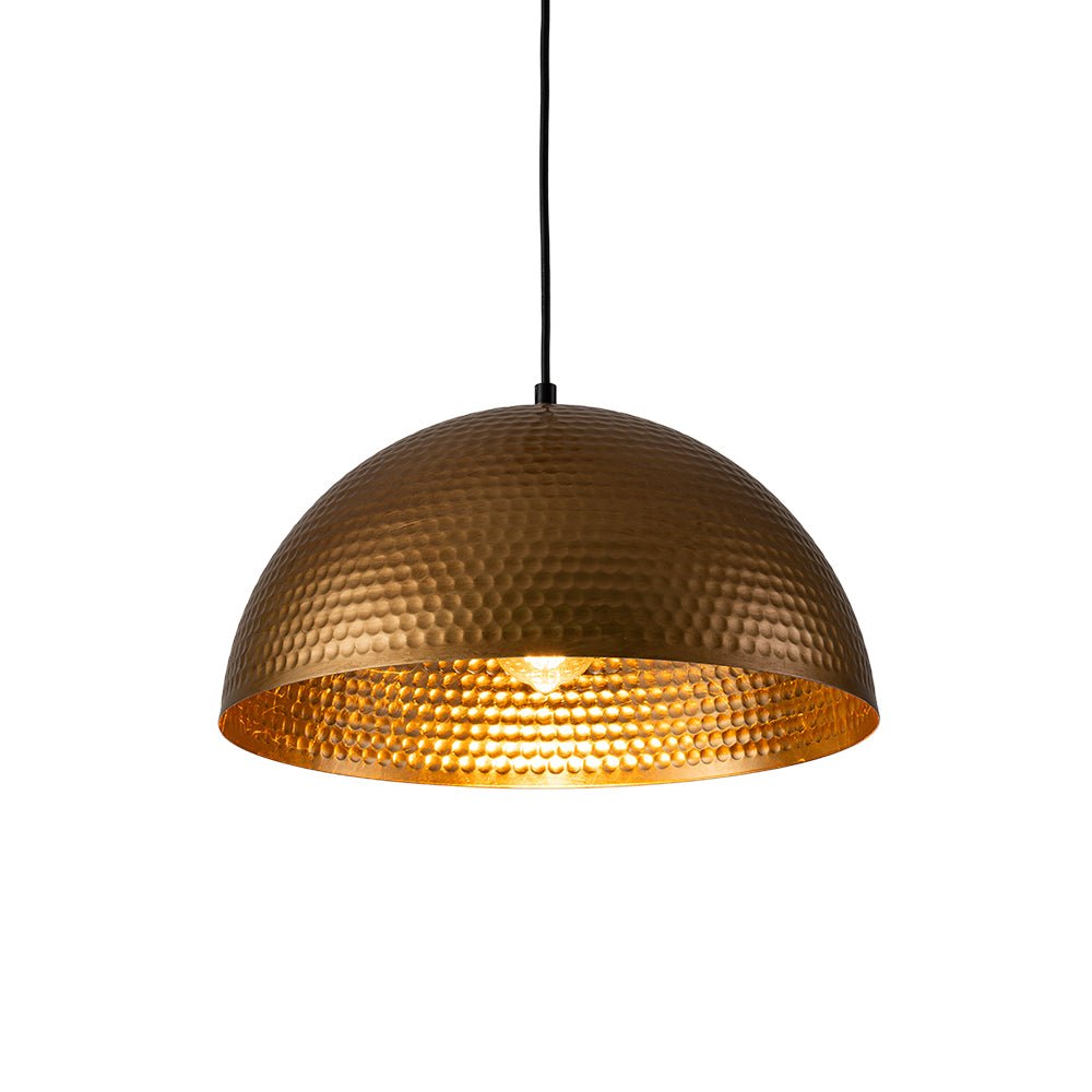 Lustel Vintage Luxe Dome Pendant Light-Neutral Decor