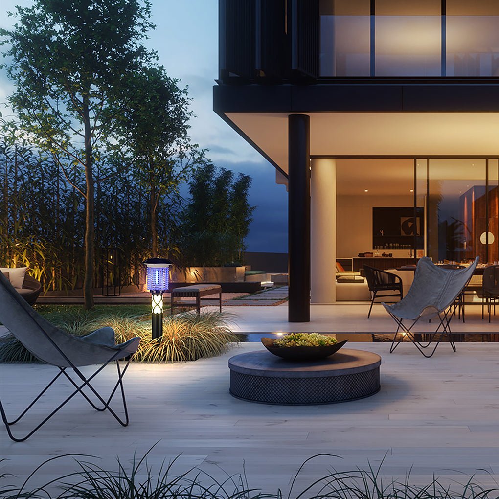 Rolf Dual-Function Landscape LED Steel Outdoor Lamp