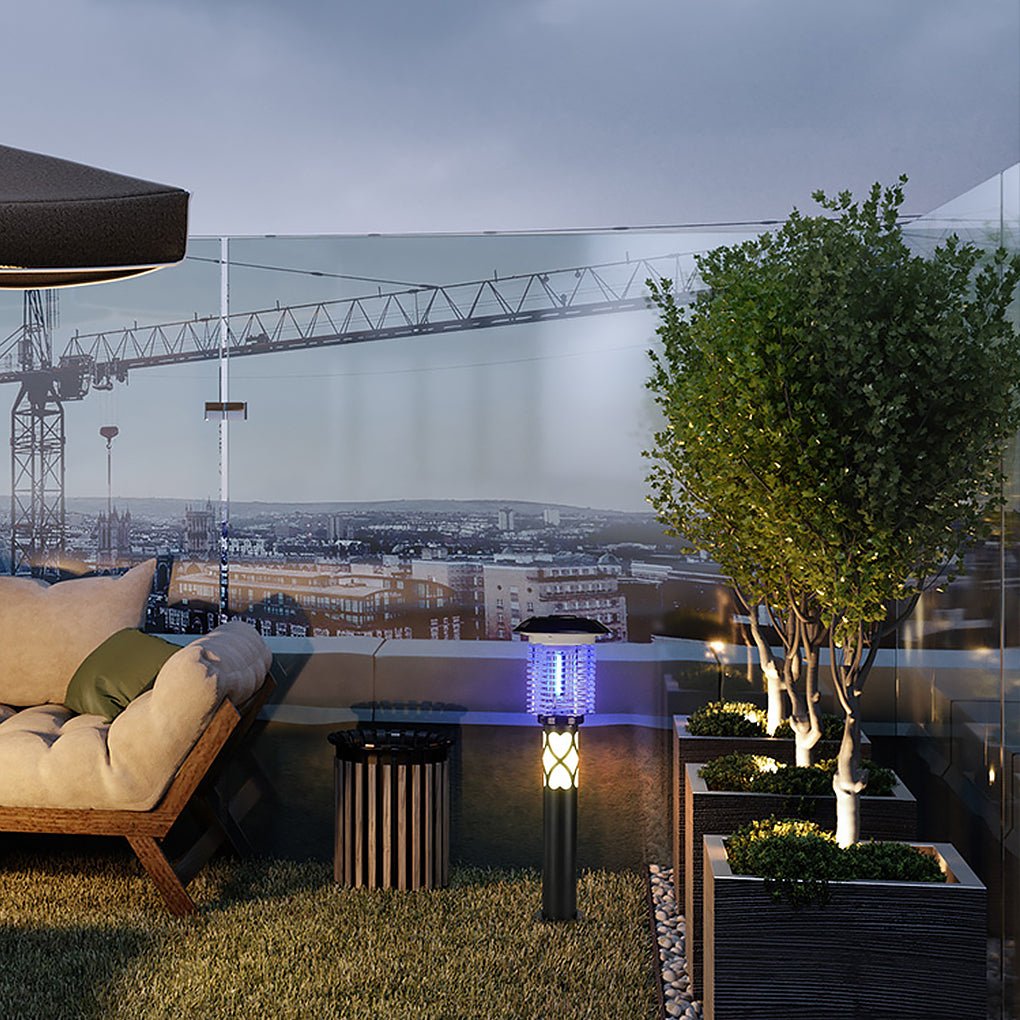 Rolf Dual-Function Landscape LED Steel Outdoor Lamp