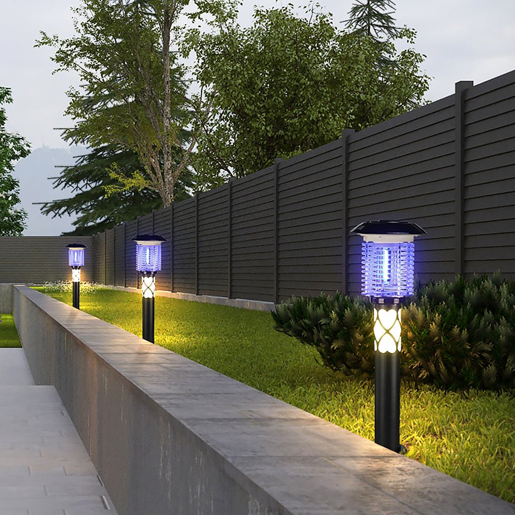 Rolf Dual-Function Landscape LED Steel Outdoor Lamp