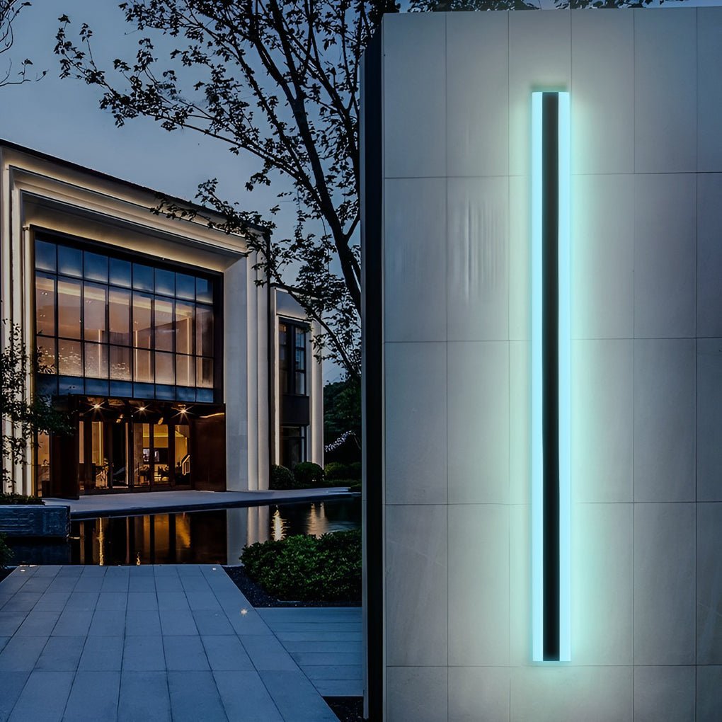 Frederick Linear Multi Color Modern Steel Outdoor Sconces