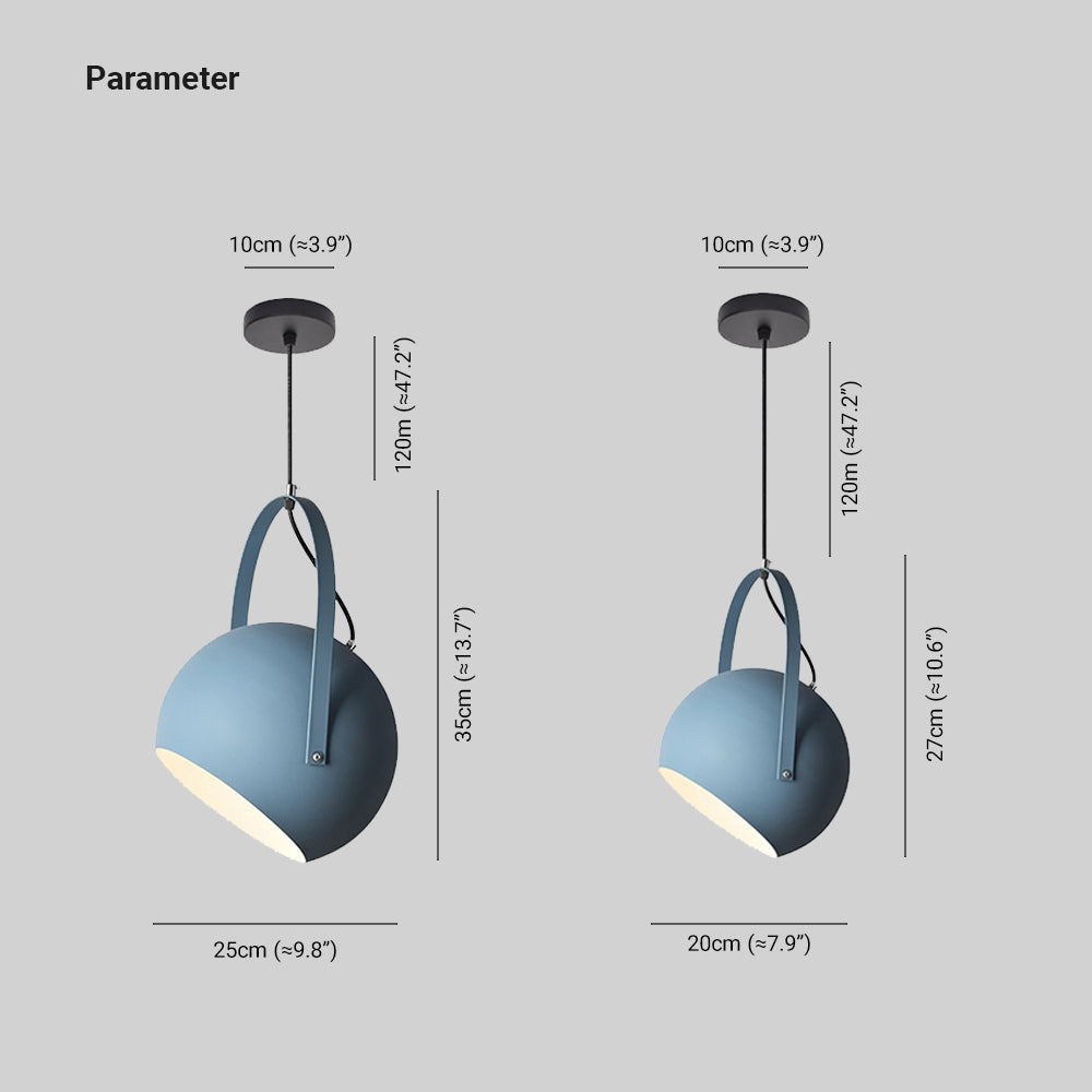Aira Colorful Art Deco Pendant Light, Spherical, Bedroom - Neutral Decor
