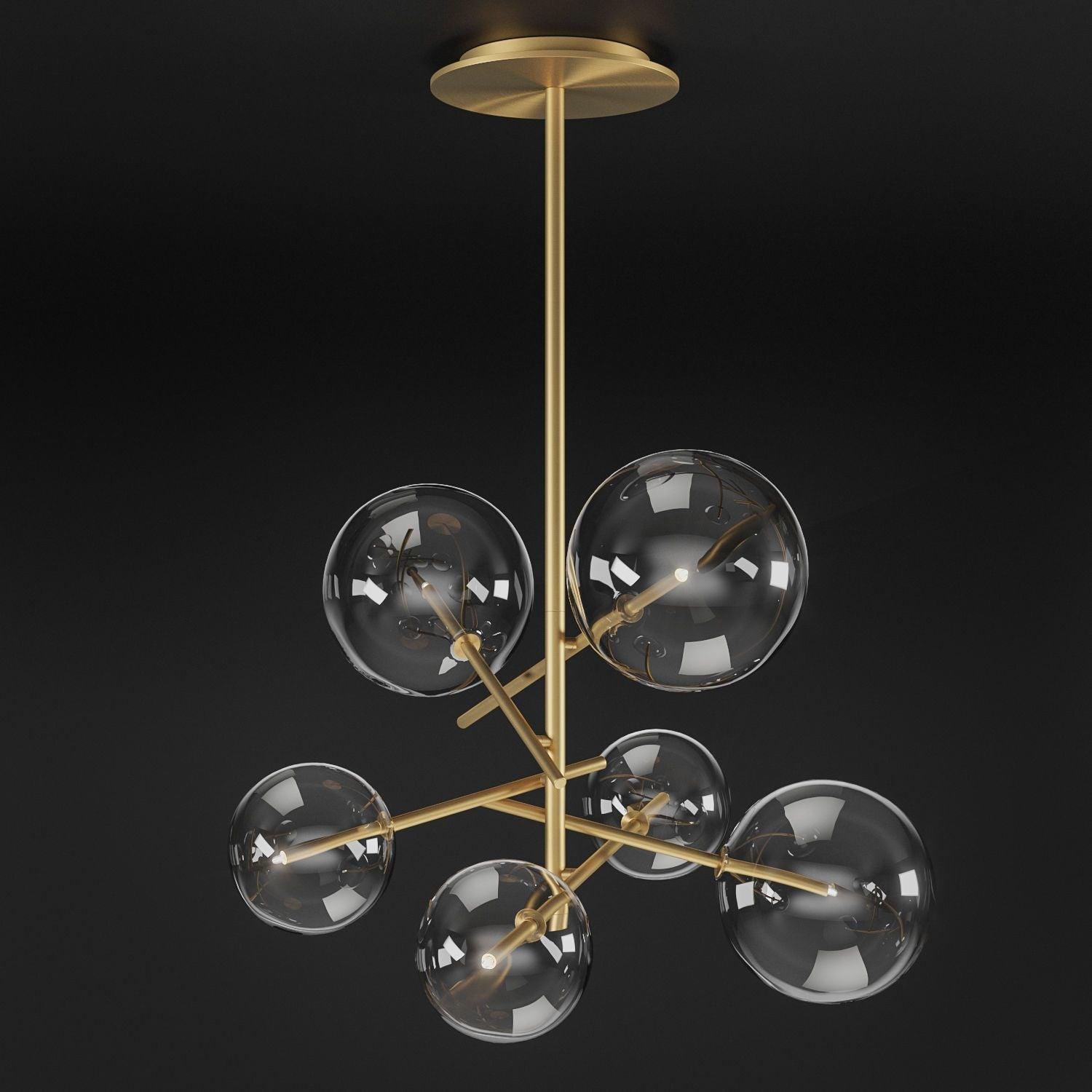 Aveno Chandelier LED Clear Crystal-Neutral Decor