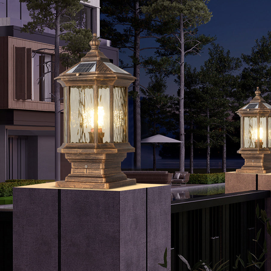 Trixi Vintage European-style Outdoor Pillar Lights