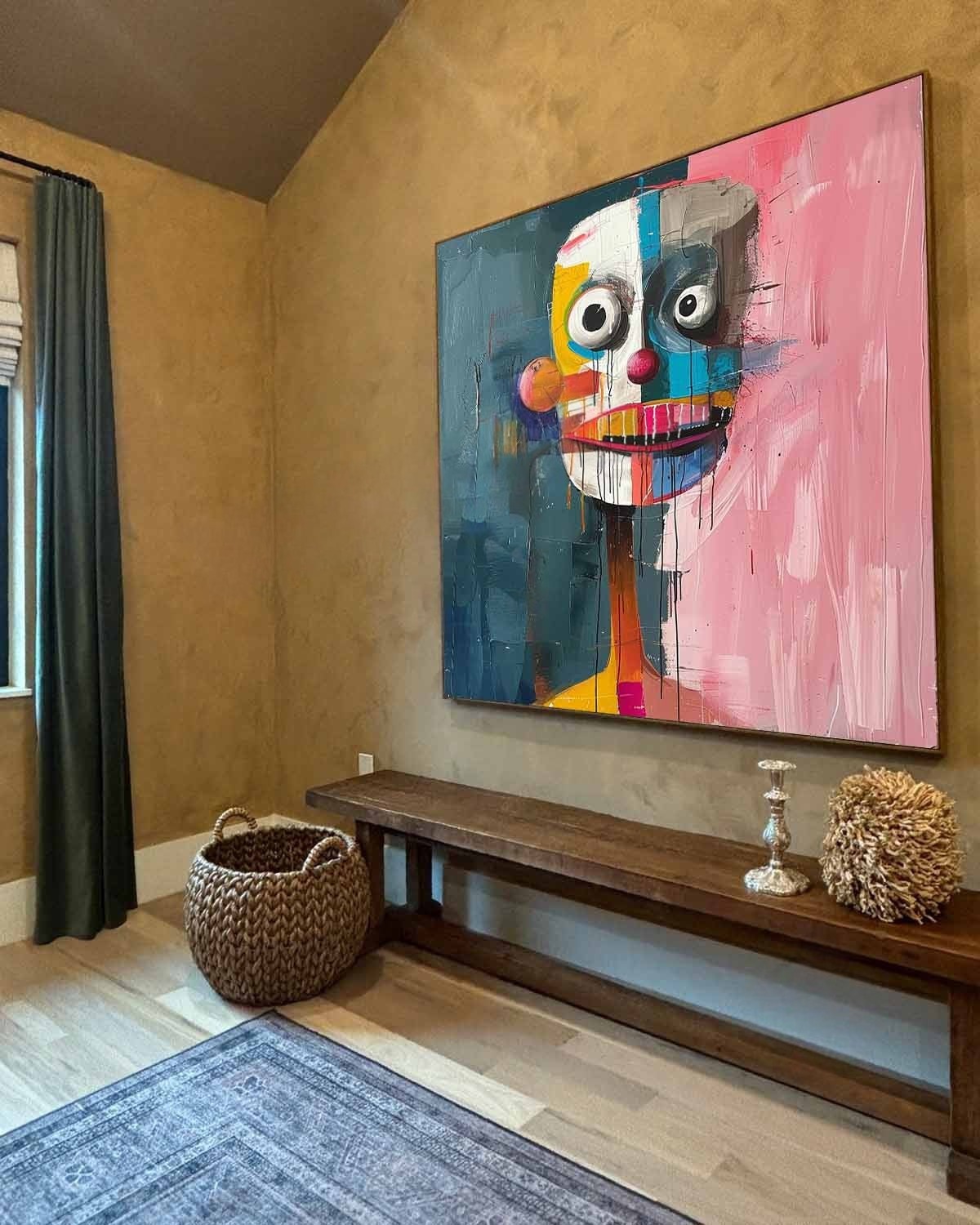 Wall Art Colorful Abstract Portrait - Neutralighting