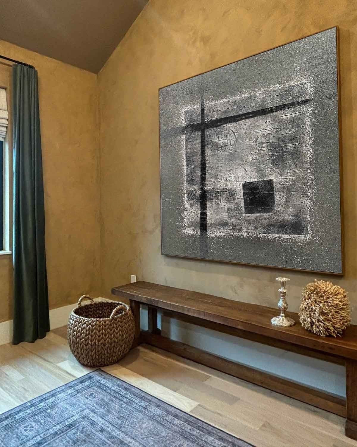 Wall Art Square Minimalist Geometric - Neutralighting