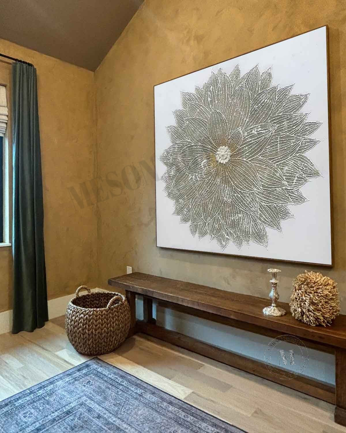 Plaster Art Texture Painting SG361 - Neutralighting