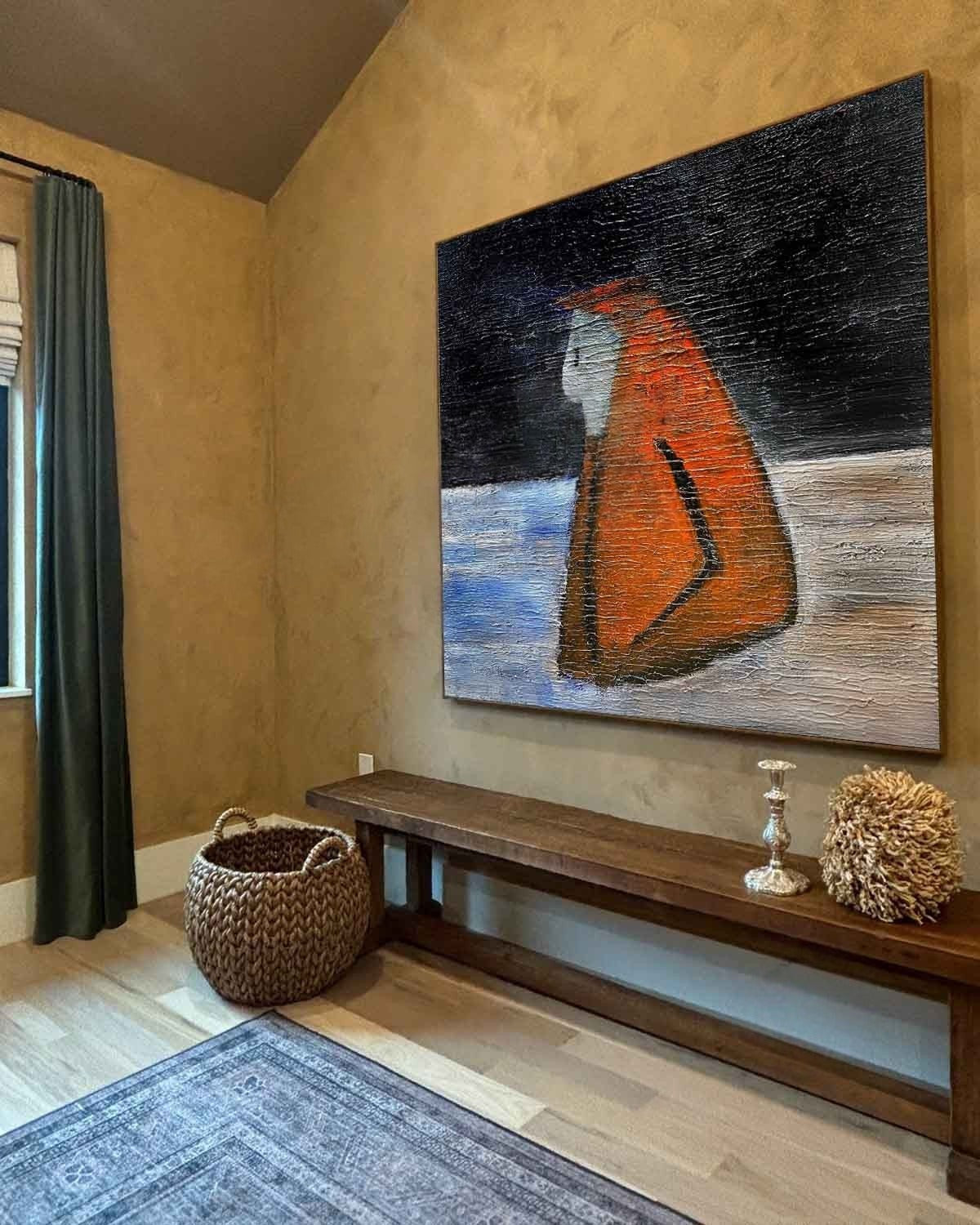 Wall Art Square Minimalist Figure - Neutralighting