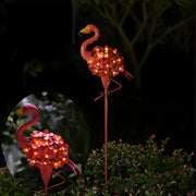 Flod Flamingo Solar Stake LED Outdoor Pathway Lamp