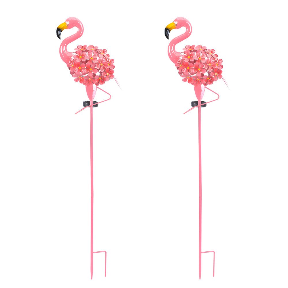 Flod Flamingo Solar Stake LED Outdoor Pathway Lamp