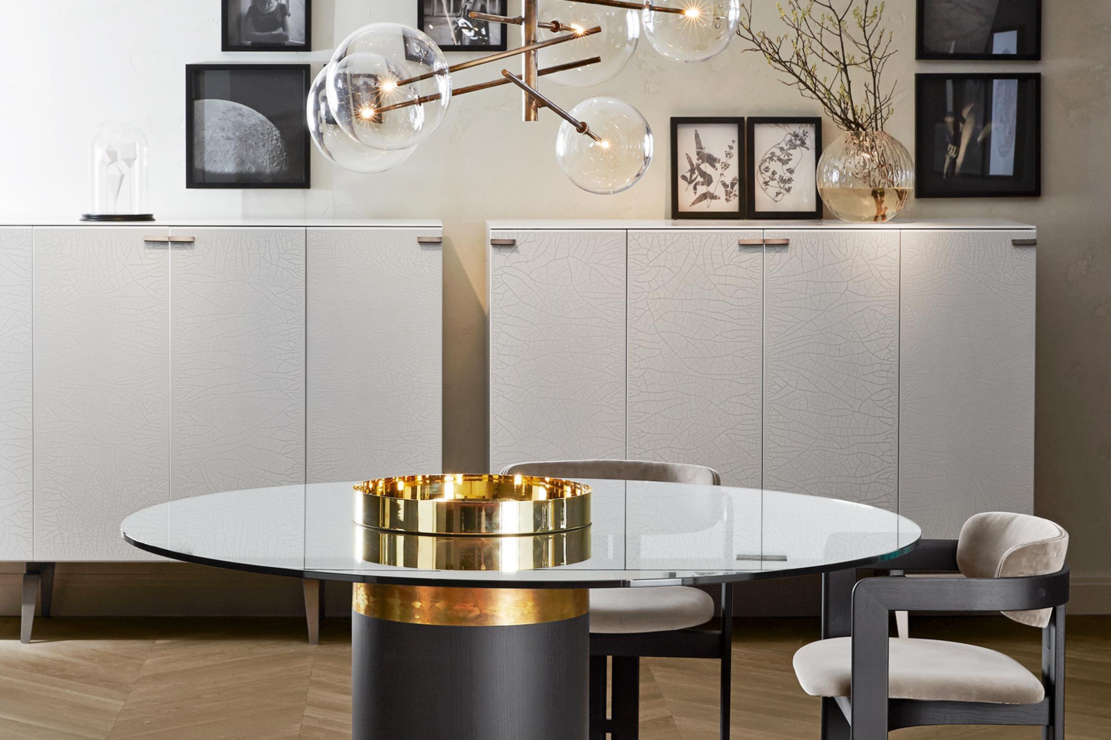 Aveno Chandelier LED Clear Crystal-Neutral Decor