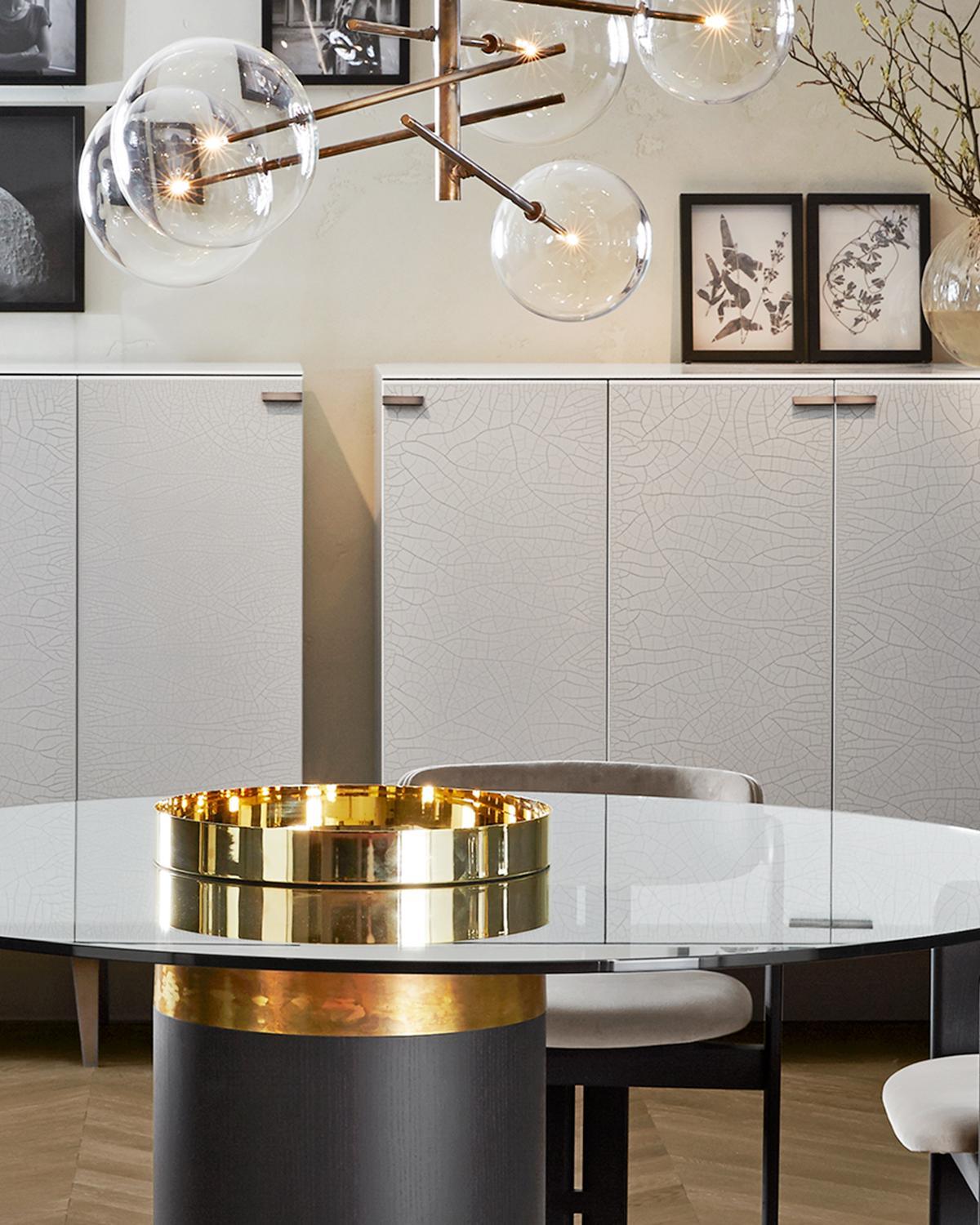 Aveno Chandelier LED Clear Crystal-Neutral Decor