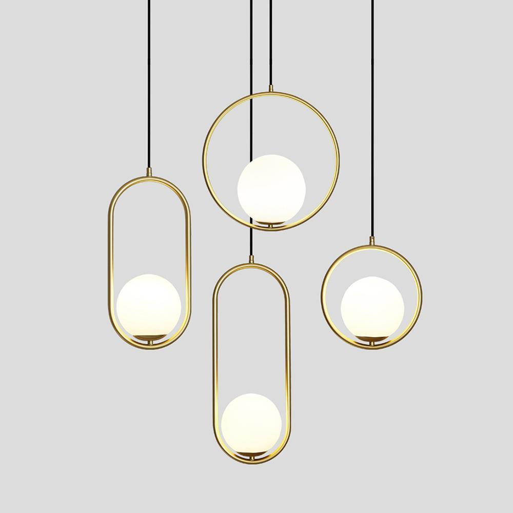 Emberis Modern Brass Pendant Light-Neutral Decor