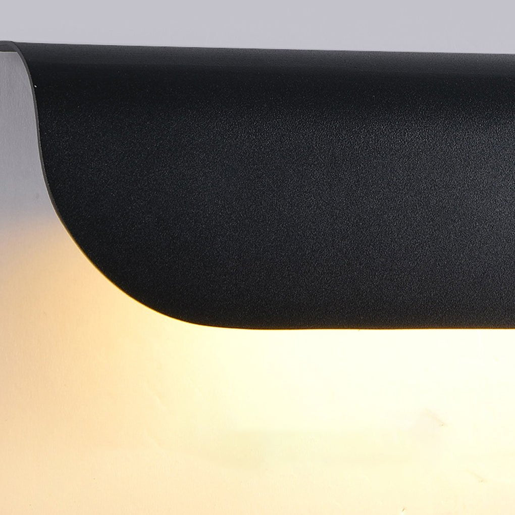 Ethana Minimalist Arc Outdoor Wall Lamp