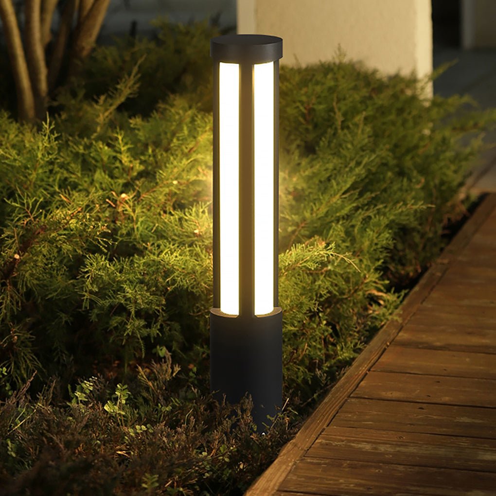 Dougl Cylinder LED Landscape Outdoor Bollard Lights