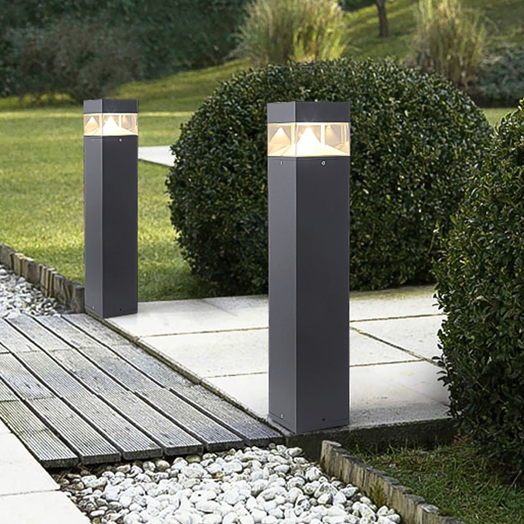 Agatha Minimalist LED Landscape Outdoor Bollard Lights