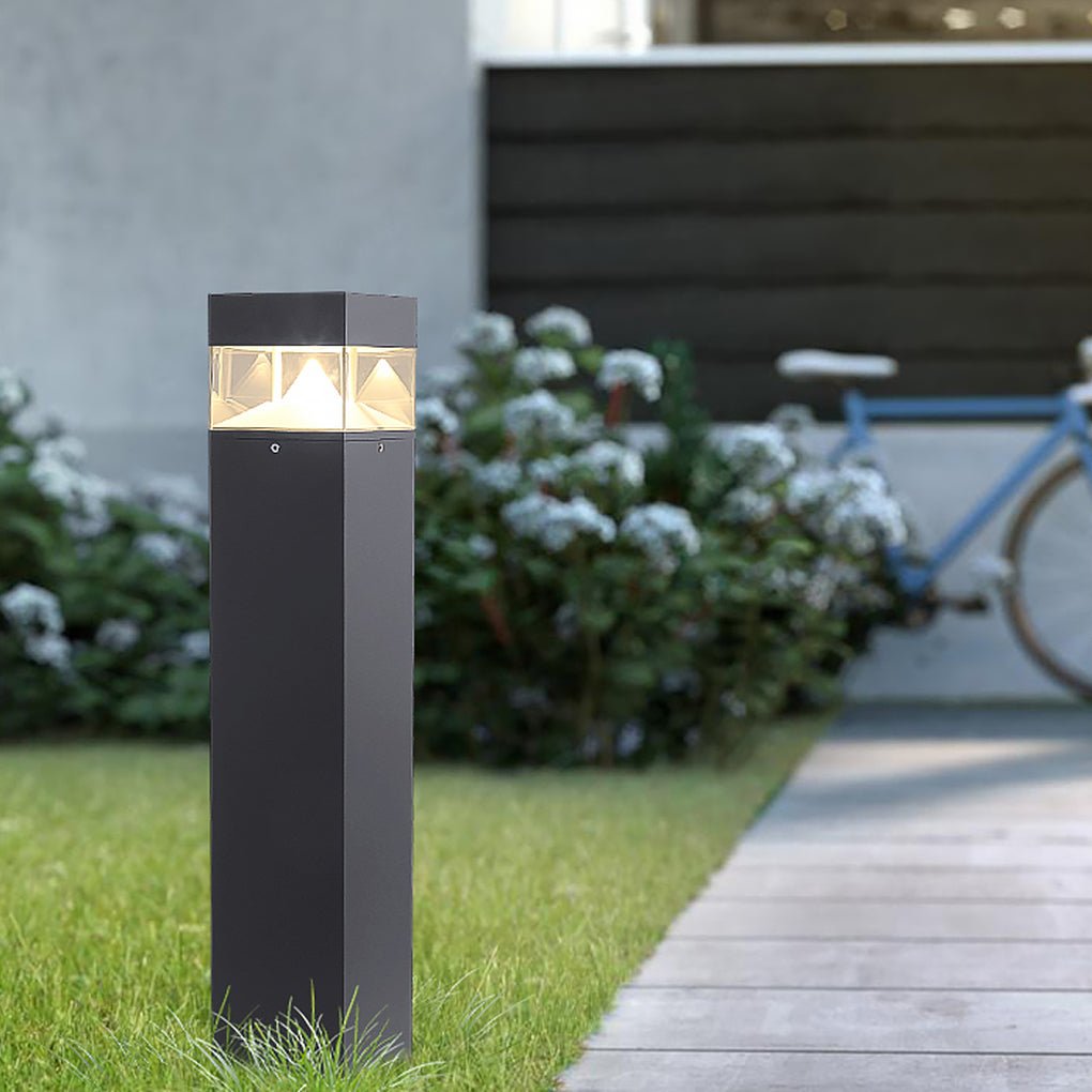 Agatha Minimalist LED Landscape Outdoor Bollard Lights