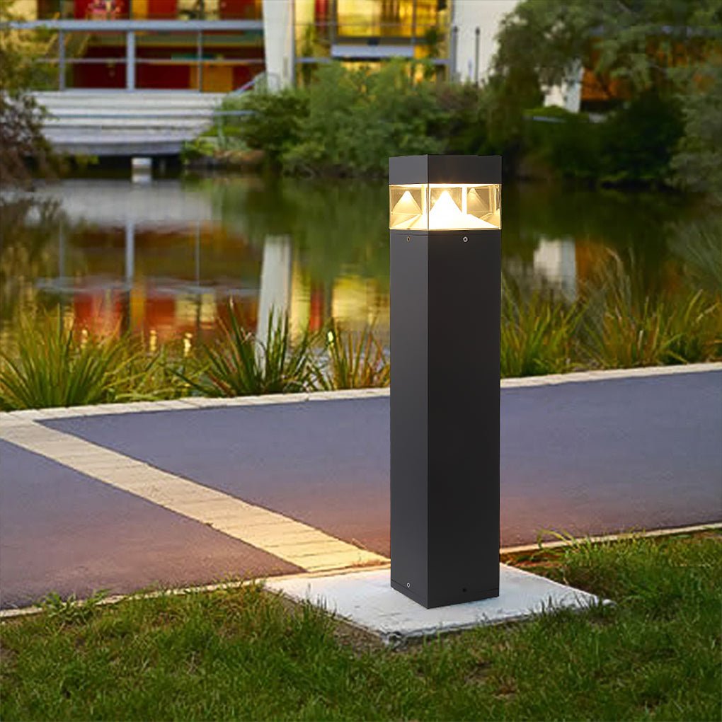 Agatha Minimalist LED Landscape Outdoor Bollard Lights