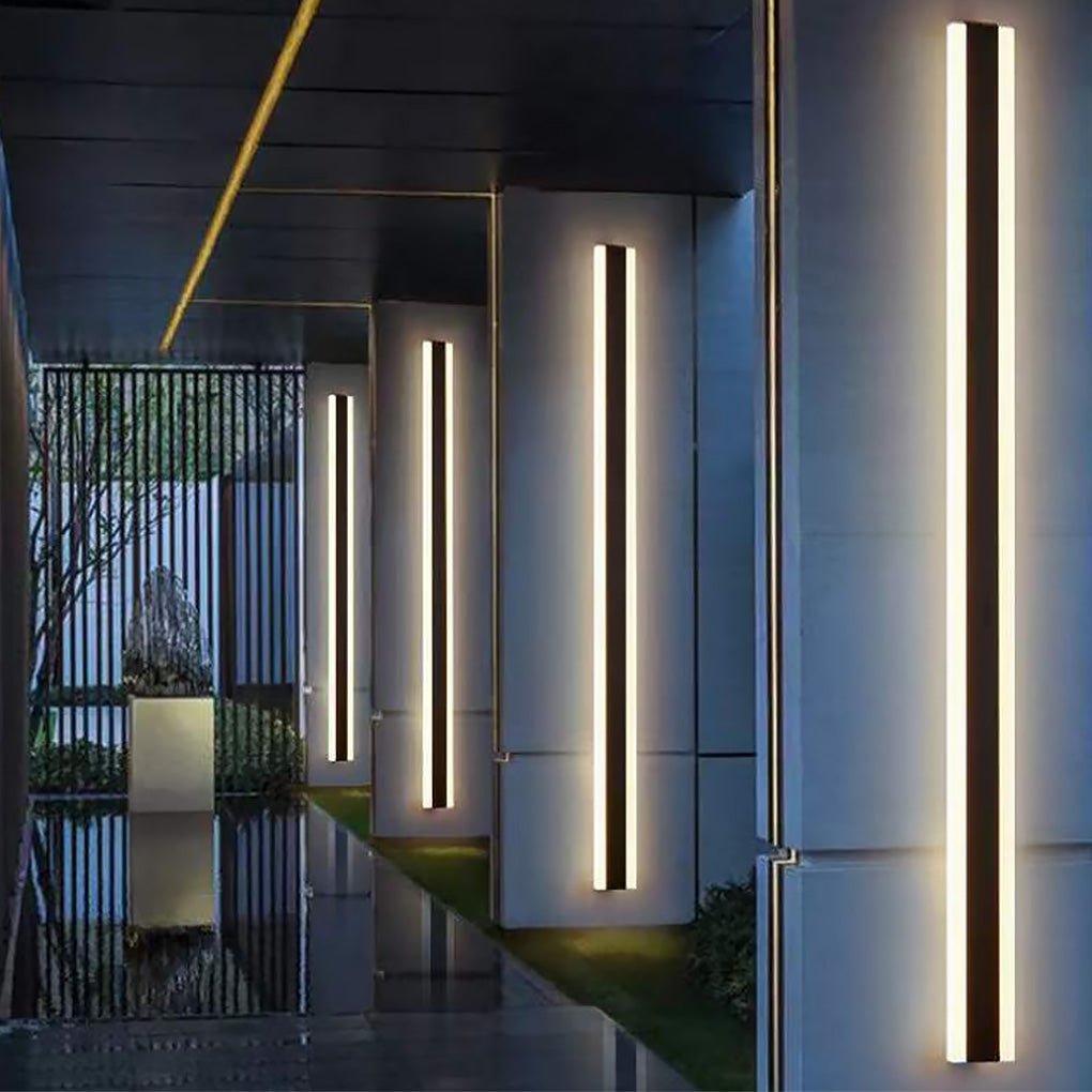 United Linear LED Long Minimalist Outdoor Wall Light