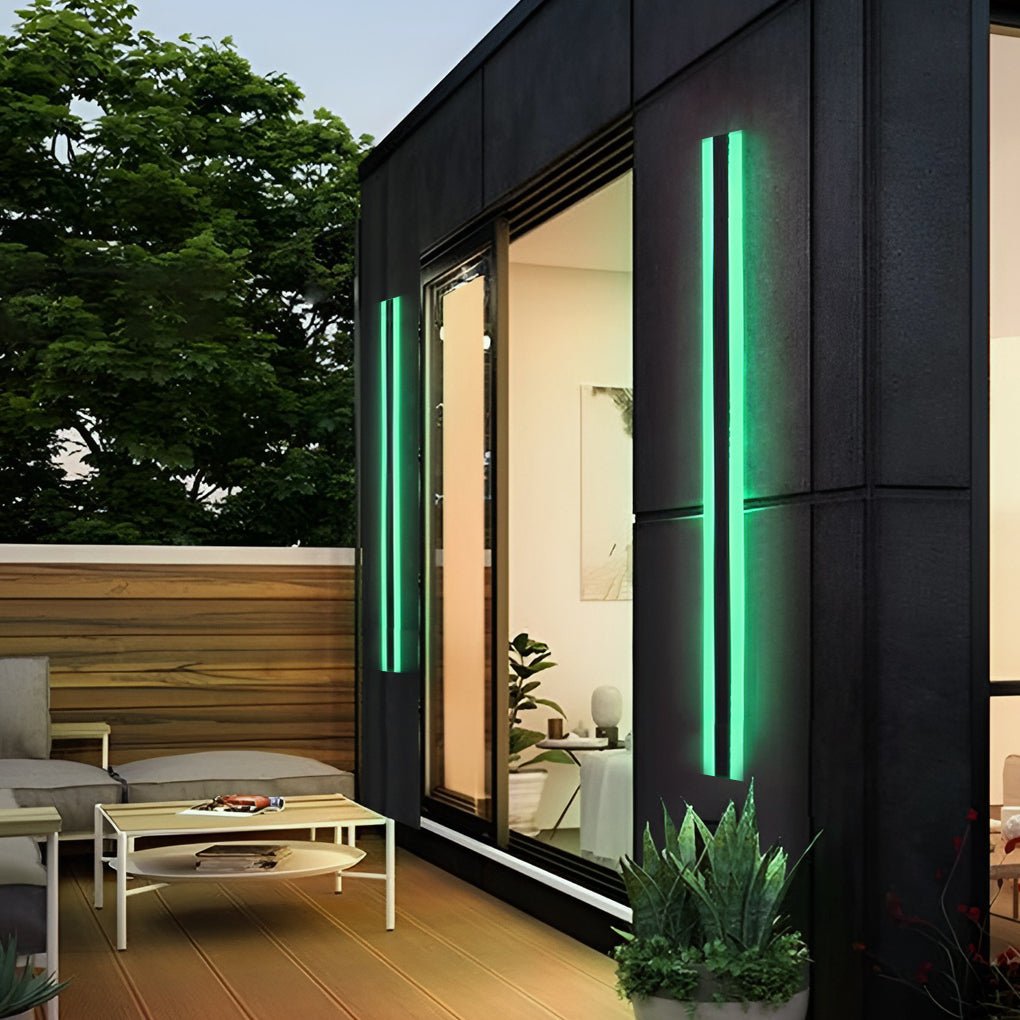 United Linear LED Long Minimalist Outdoor Wall Light