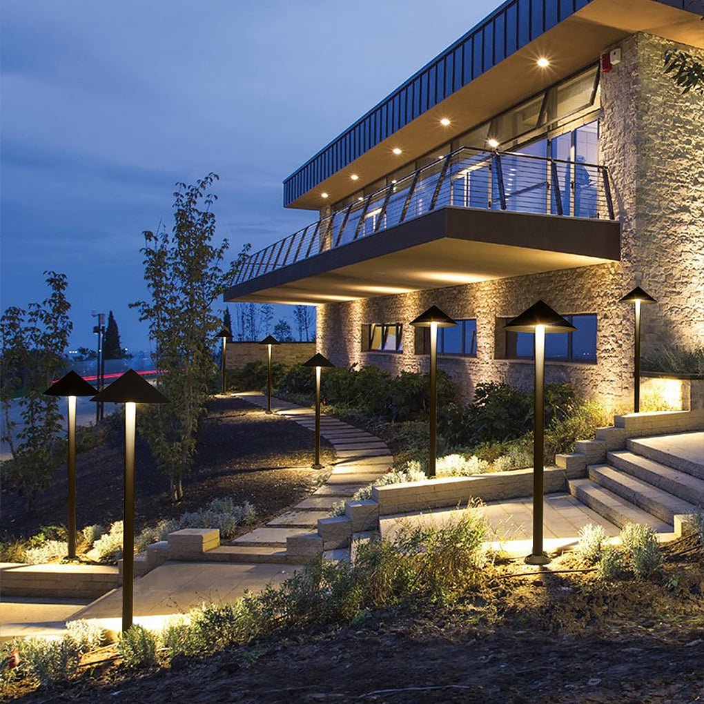 Will Sleek Umbrella LED Outdoor Post Light