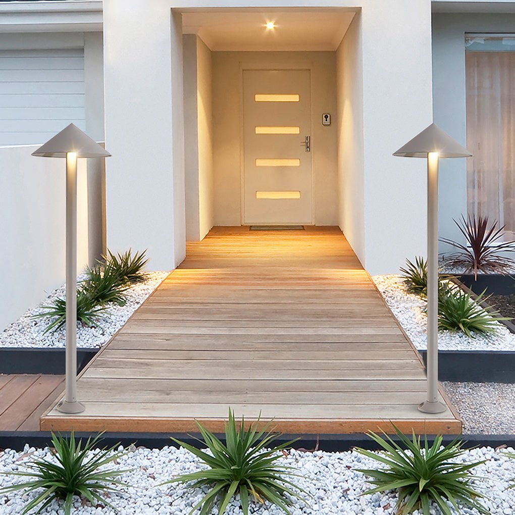 Will Sleek Umbrella LED Outdoor Post Light