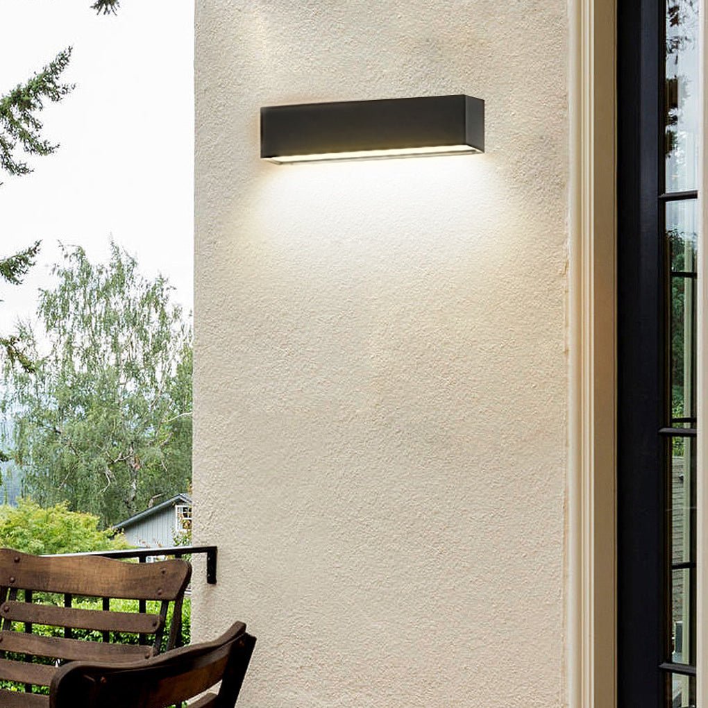 Edin Rectangle Porch LED Outdoor Wall Light