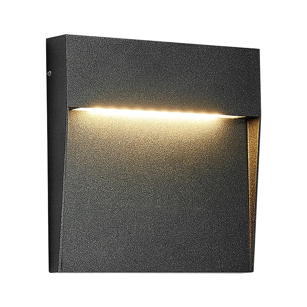 Iris Minimalist Square Outdoor Wall Step Lights