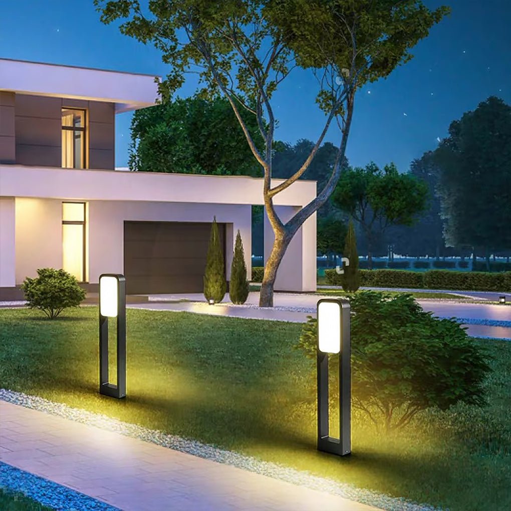 Deltfu Big Square Panel LED Outdoor Path Light