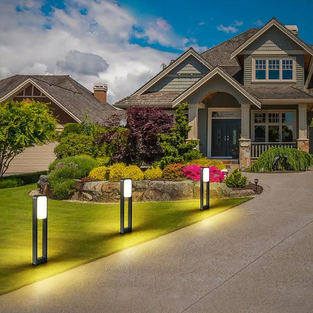 Deltfu Big Square Panel LED Outdoor Path Light