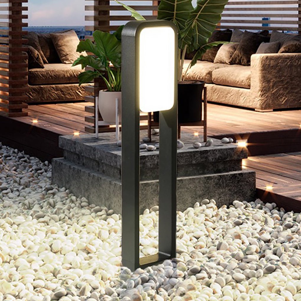 Deltfu Big Square Panel LED Outdoor Path Light
