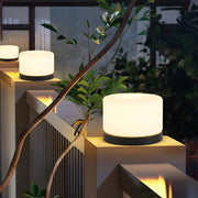Towern Modern Cylindrical Steel Outdoor Post Pillar Light