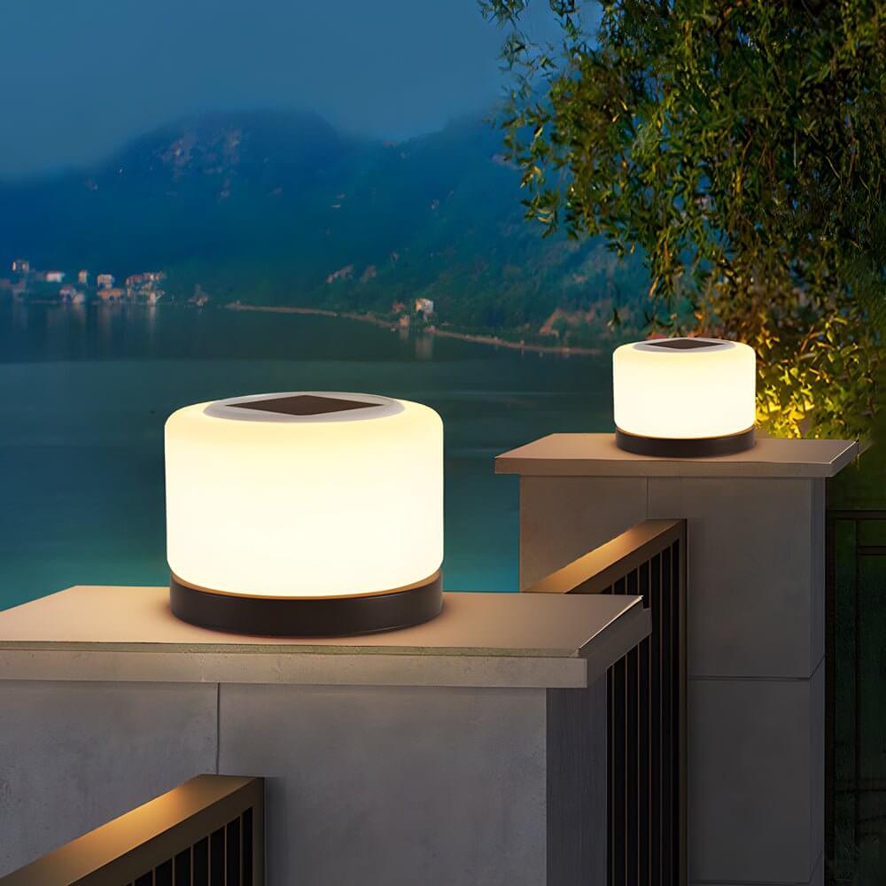 Towern Modern Cylindrical Steel Outdoor Post Pillar Light