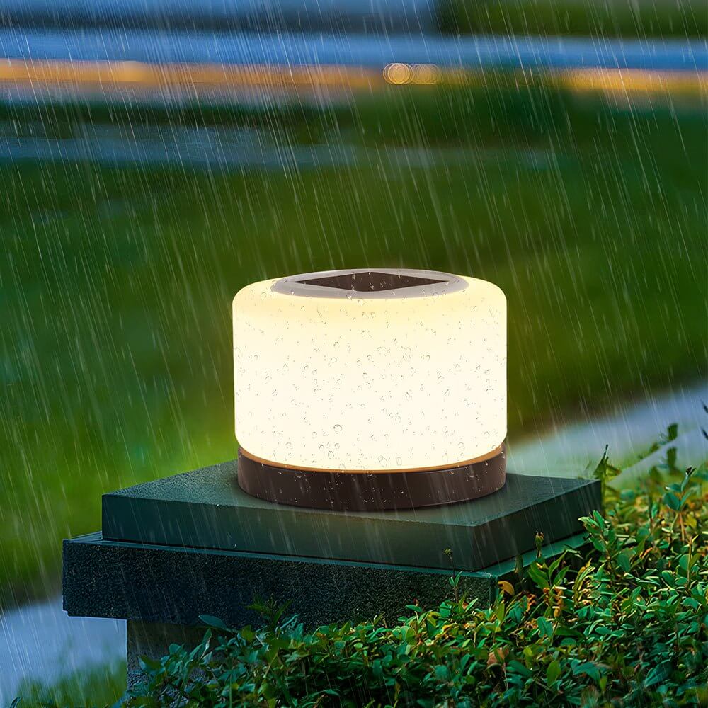 Towern Modern Cylindrical Steel Outdoor Post Pillar Light