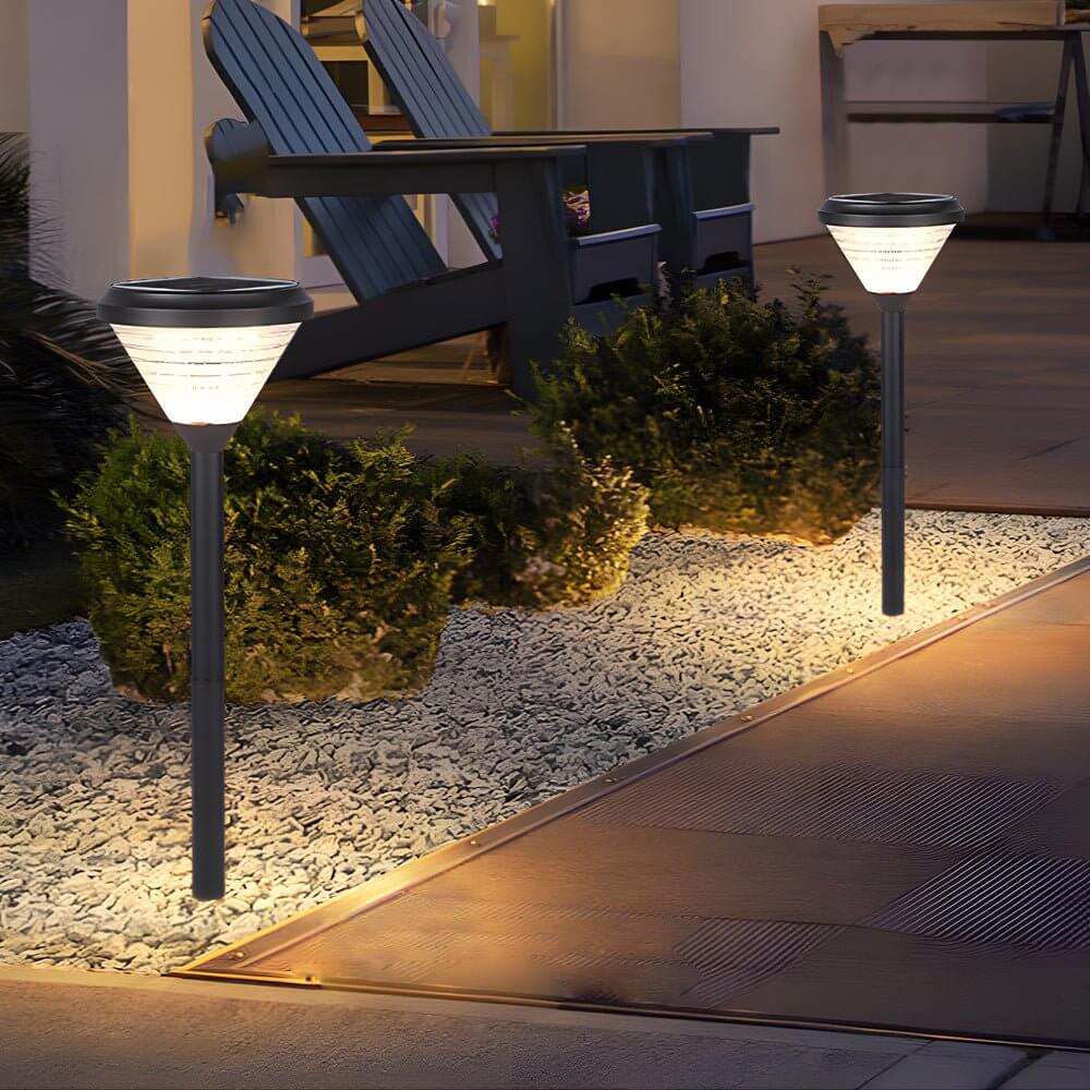 Quinn Modern LED Lampshade Outdoor Pathway Lights