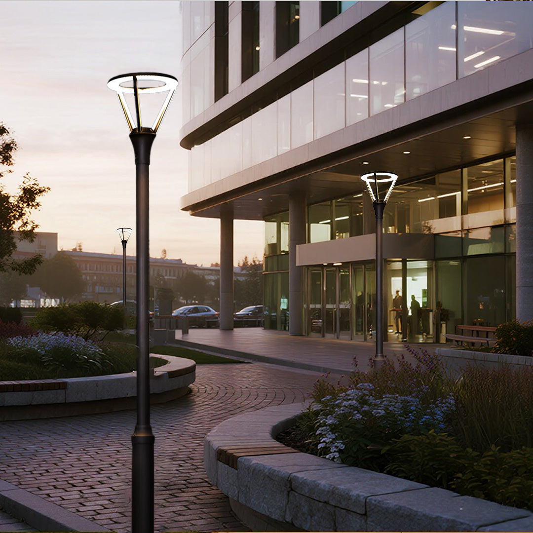 Hartley Minimalist LED Modern Outdoor Post Light