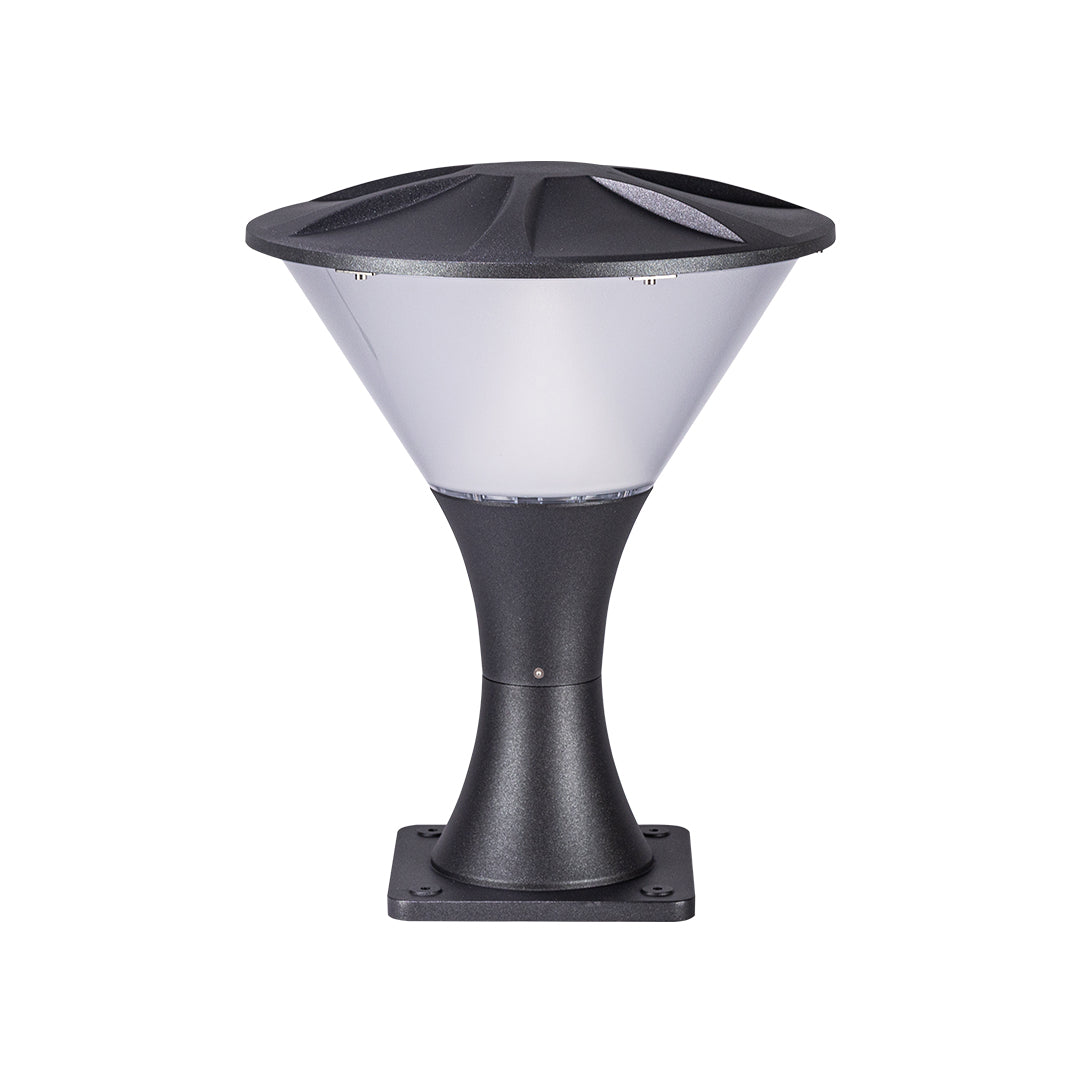 Rosnne LED Minimalist Modern Outdoor Post Light