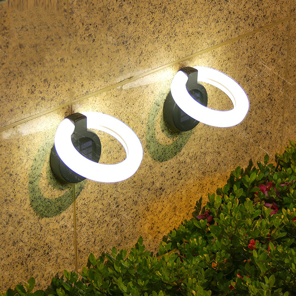 Yvtte Modern Foldable Round ABS  Outdoor Disk Light