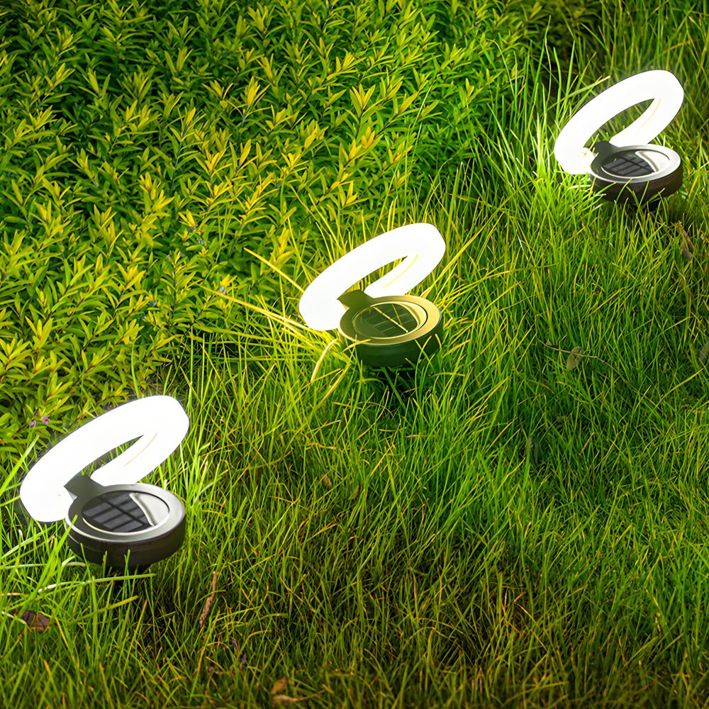Yvtte Modern Foldable Round ABS  Outdoor Disk Light
