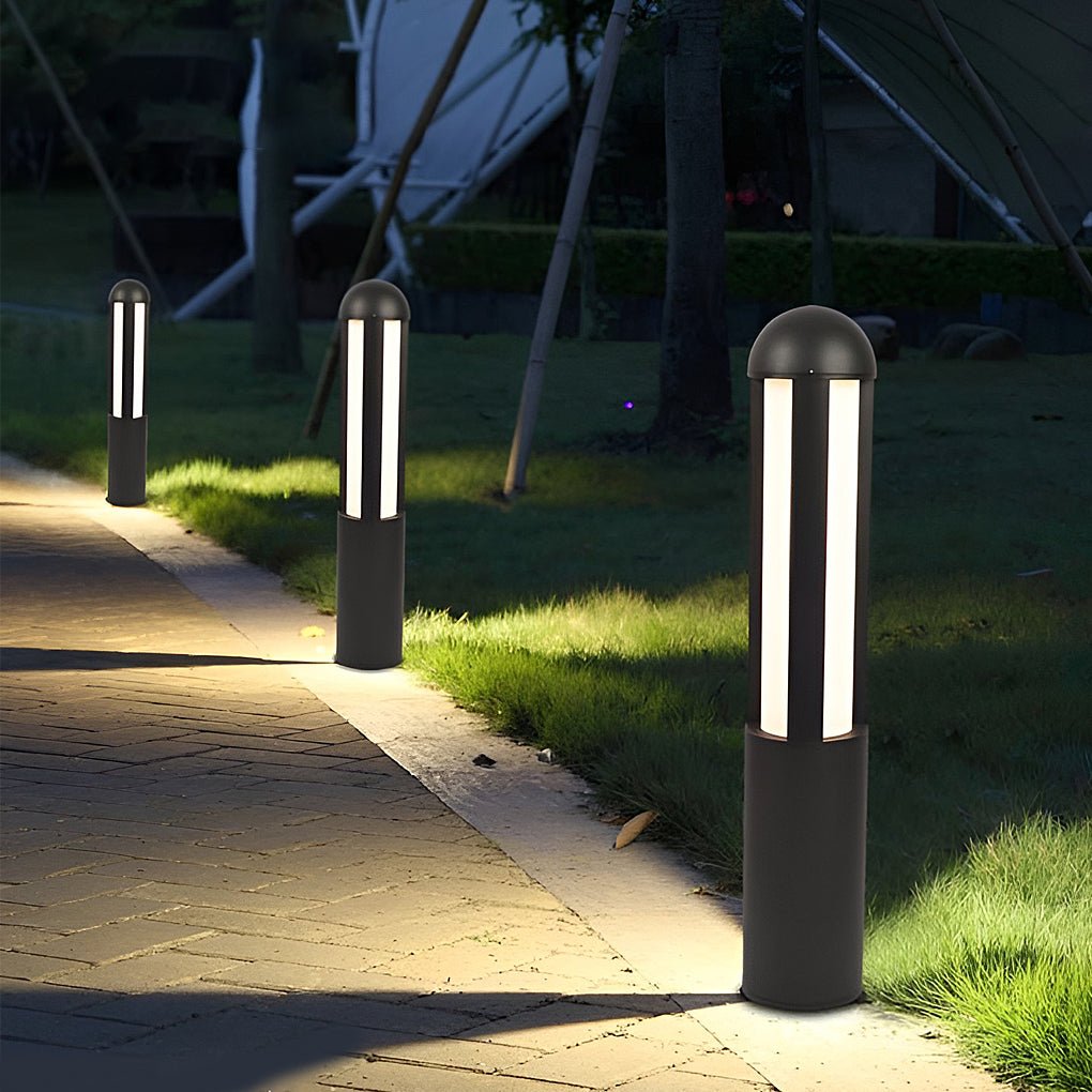 Vanc Modern LED Cylindrical OutdoorPathway Lights