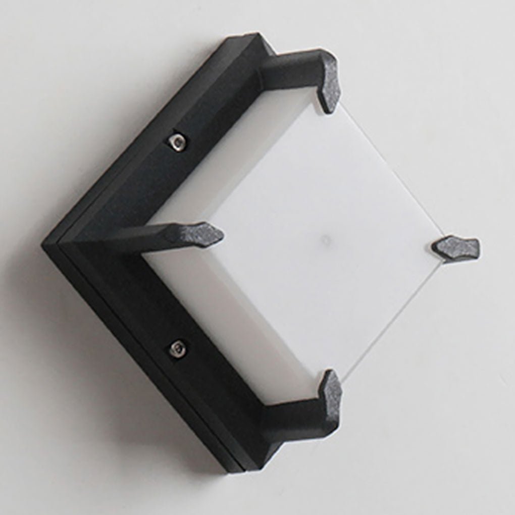 Dark Modern Minimalist Patio Outdoor Wall Light