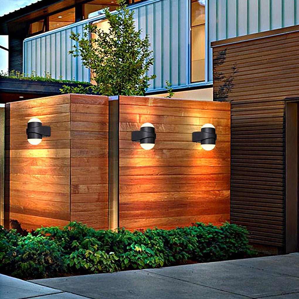 Morgay Round LED Modern Outdoor Wall Sconces Lights
